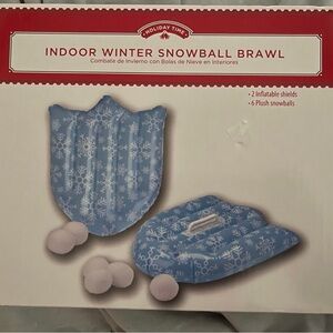 NWT Indoor inflatable winter snowball brawl set